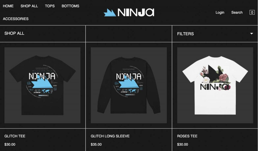 Twitch streamer merch showcasing brand loyalty