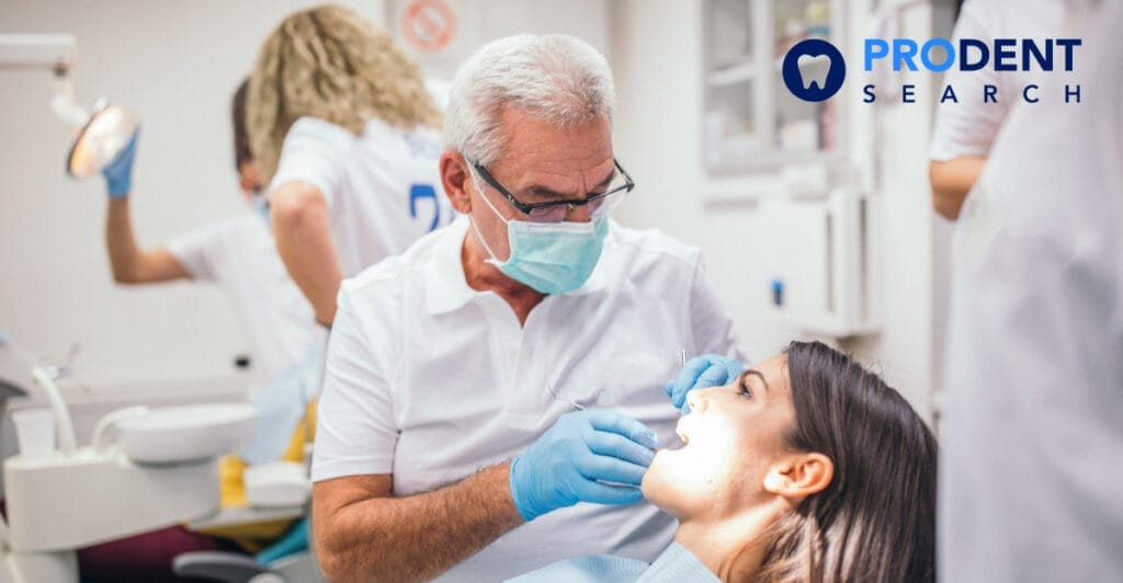 A dentist anesthesiologist providing general anesthesia.