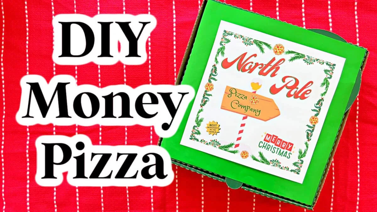 Money pizza for christmas