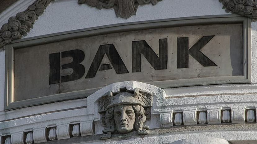 Bank interior