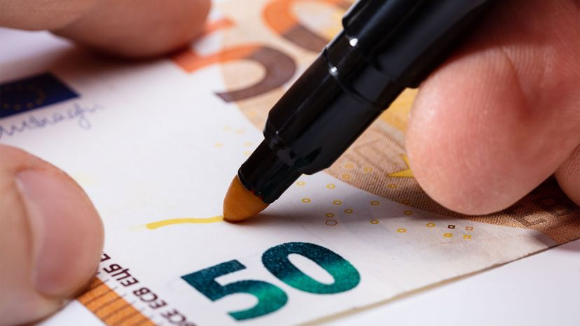 Counterfeit Detector Pen Test