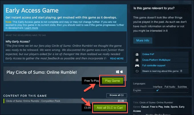 Steam Buy