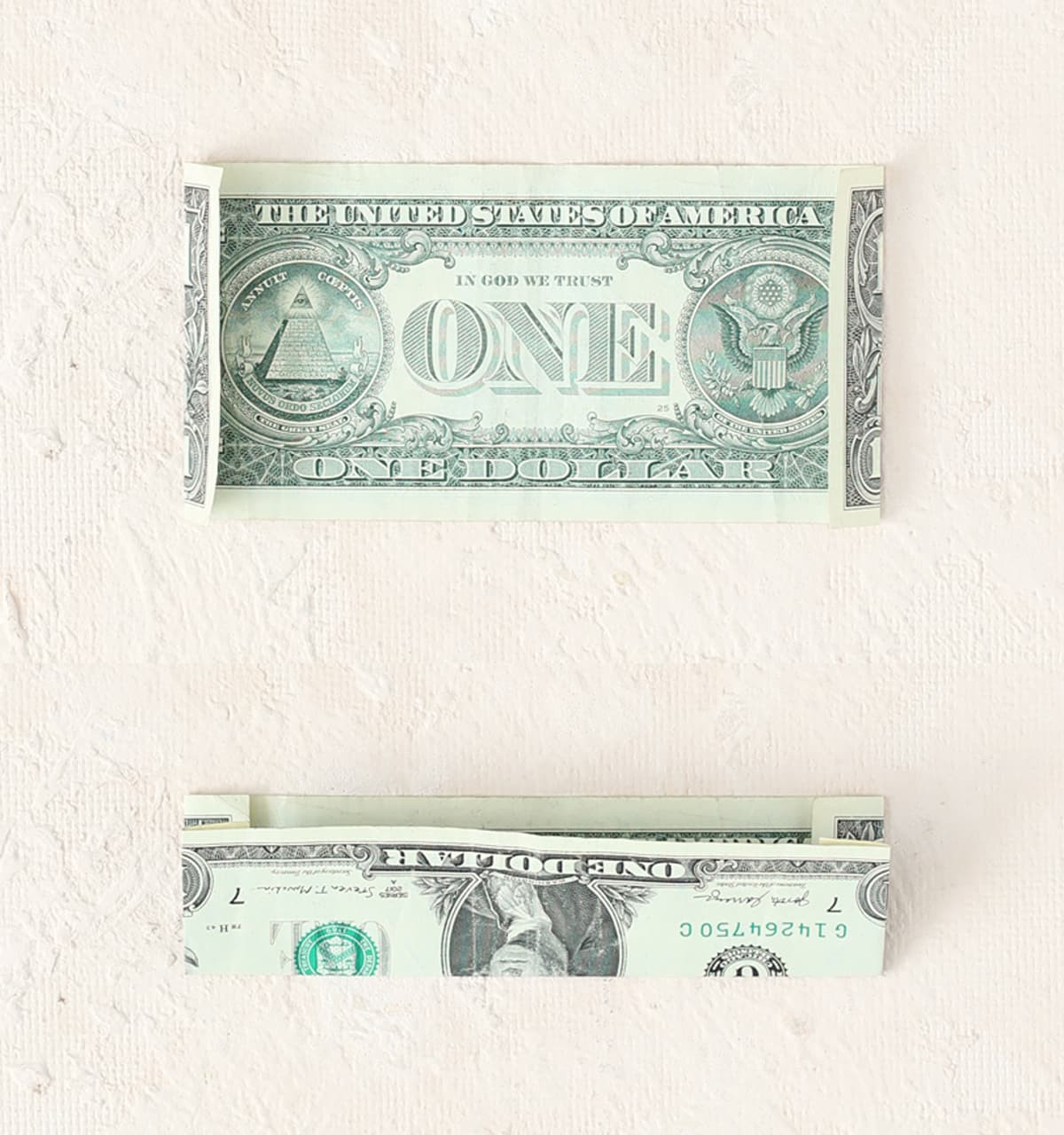 folding a money butterfly
