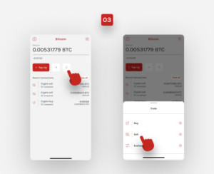 Sell crypto. swissmoney app