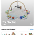 Instagram shopping interface example