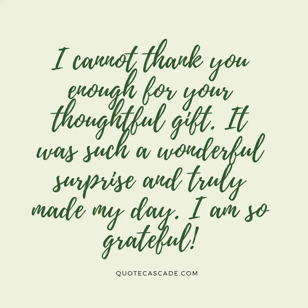 A person holding a thank you card