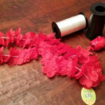 Accordion fold money for graduation lei