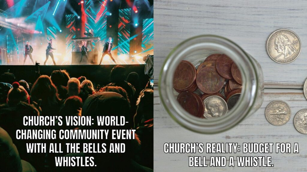 Image of church vision and reality