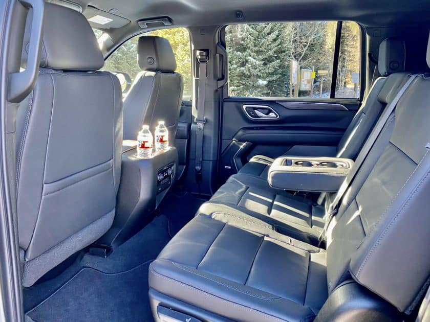 Luxury Private Shuttle Interior