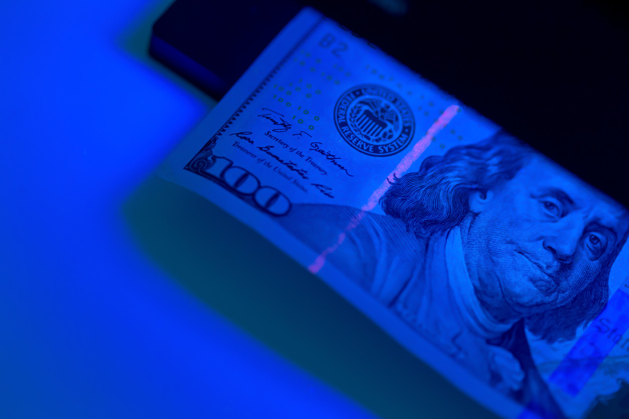 Watermark on a U.S. Dollar Bill