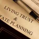 trust document and pen