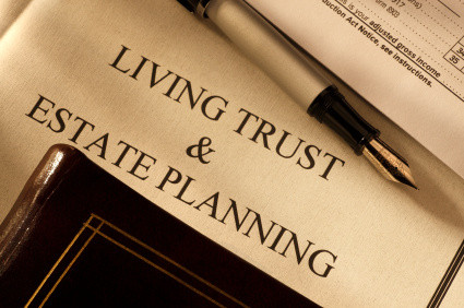 trust document and pen