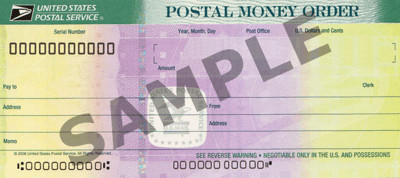 Money Order Example