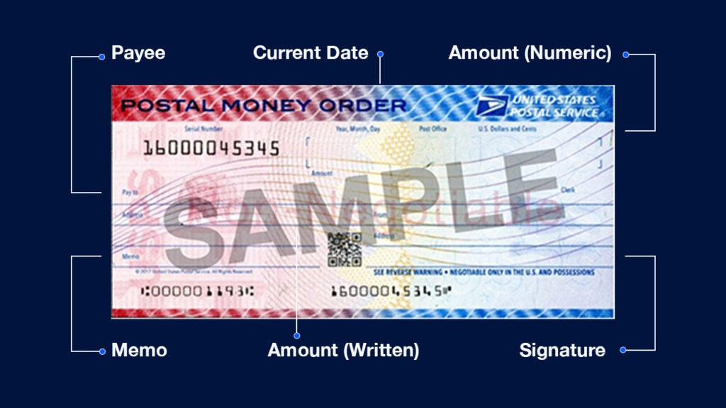 Money order example