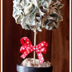 money topiary tree gift