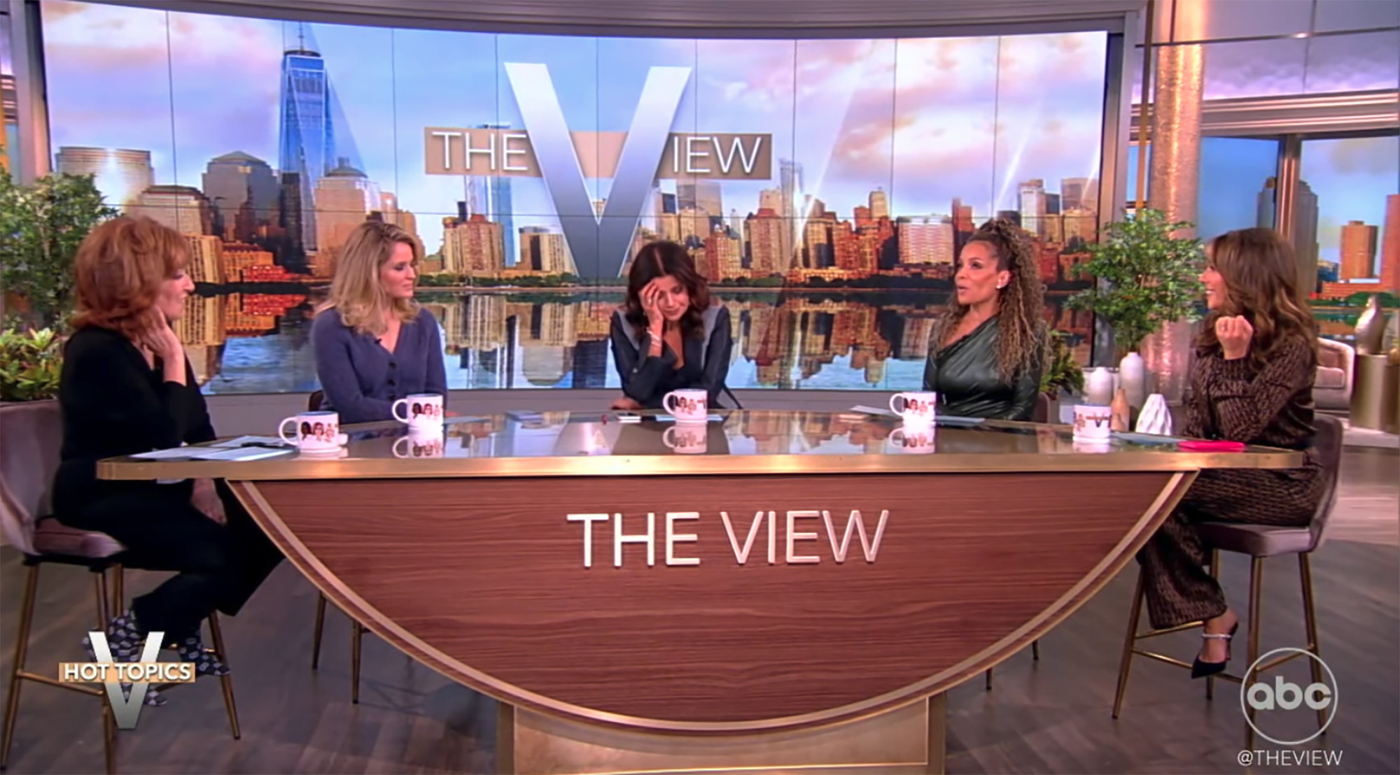 The co-hosts of 