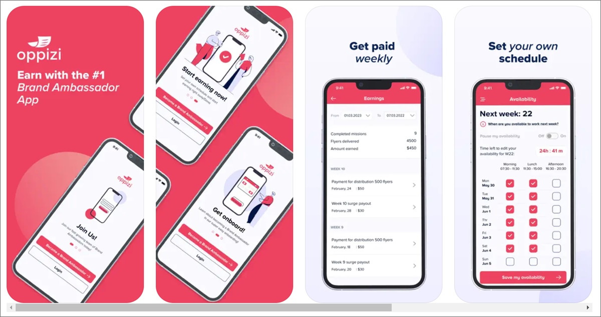 Oppizi Brand Ambassador App