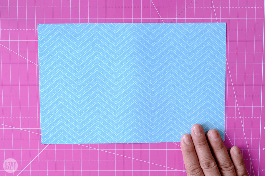 Origami Money Envelope First Fold