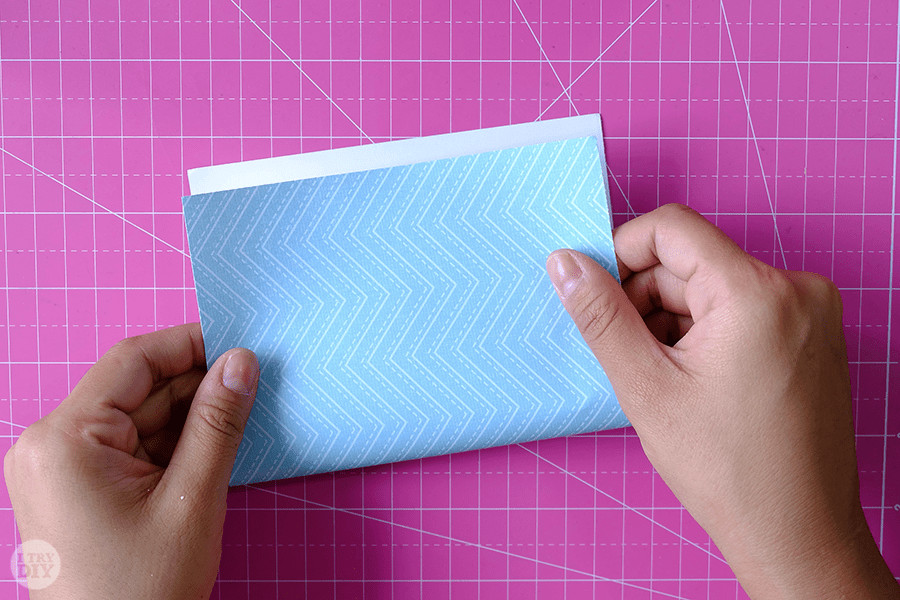 Crosswise Fold for Origami Envelope