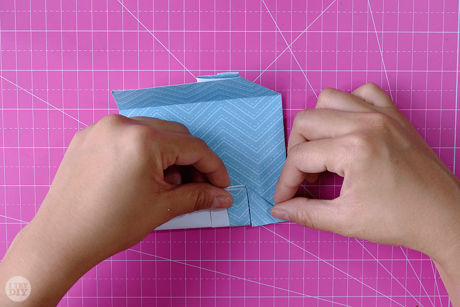 Second Fold to Dog-Ear Edge