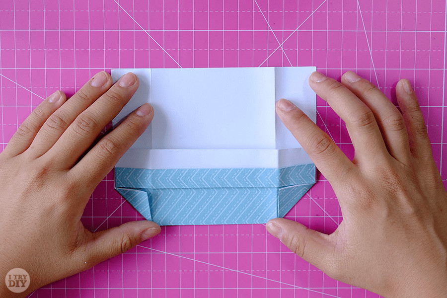 Paper Flipped Over