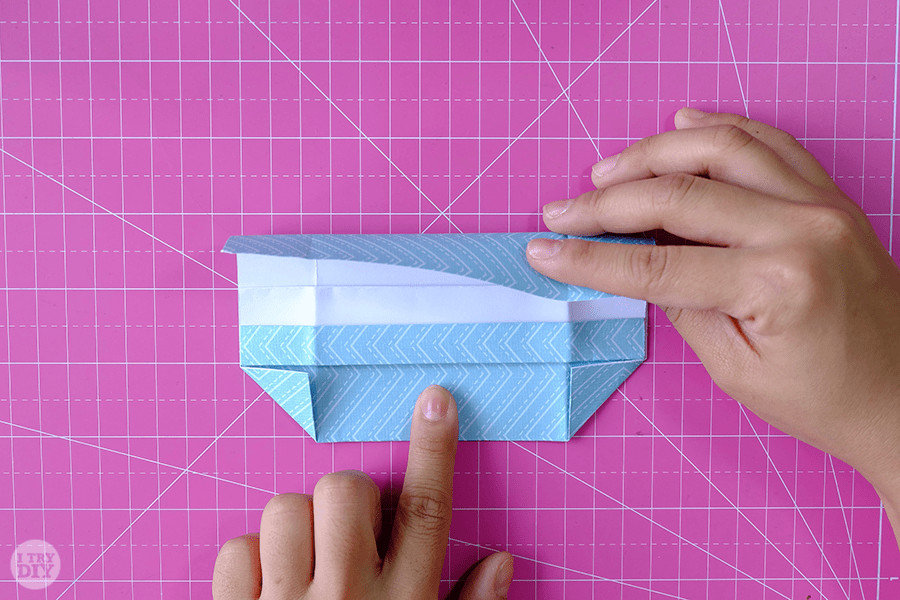 Top Flap Folded Down