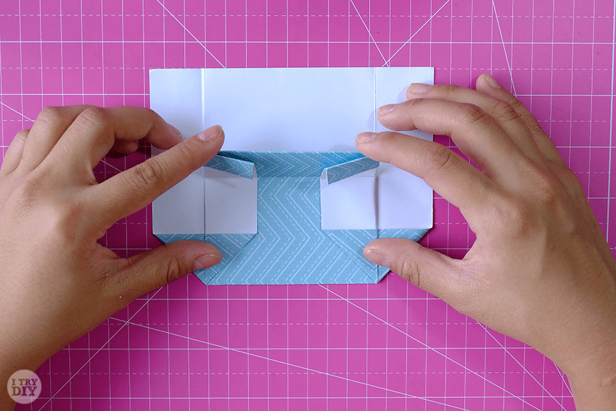 Belt Portion Folded Down