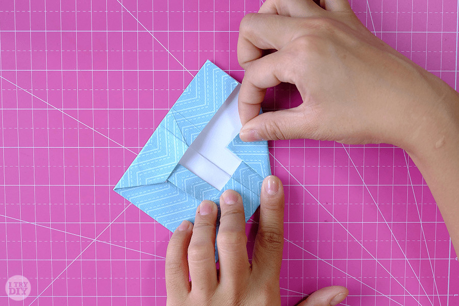 Top Corners Folded Down