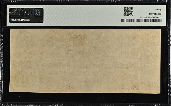 Genuine Confederate States of America 1861 10 Dollars