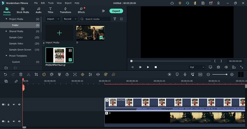 Drag Video To Editor Timeline