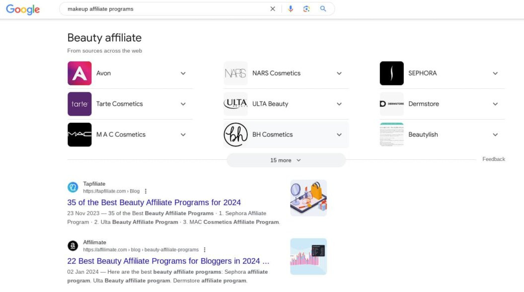 Beauty Affiliate Programs
