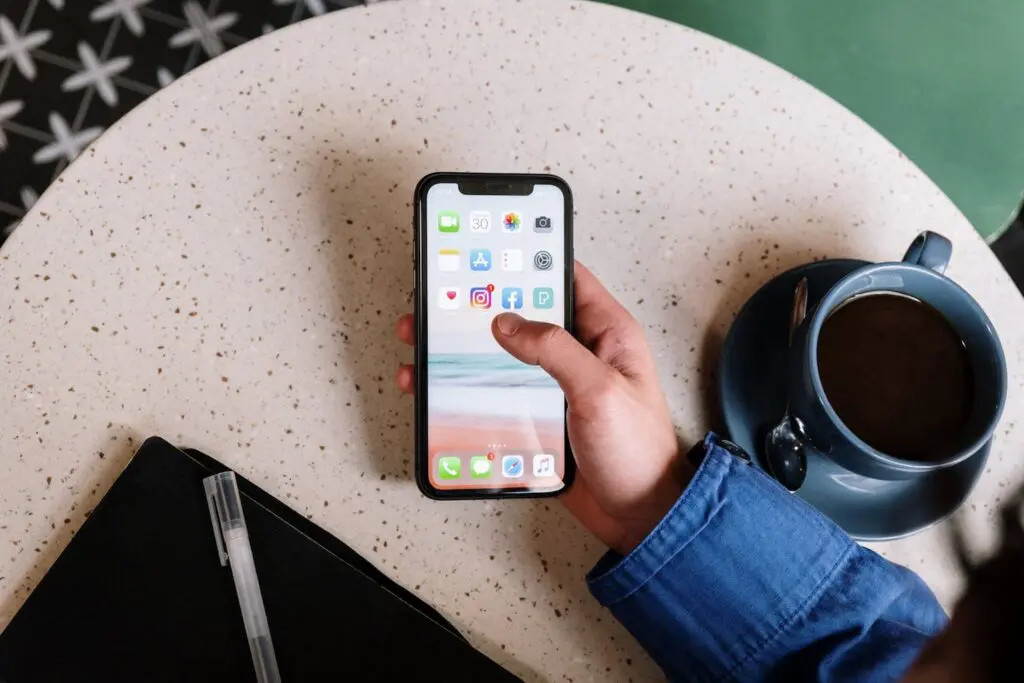 social media apps on phone