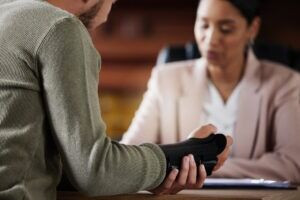 Image showcasing legal and financial documents, emphasizing the complexity of suing someone with no money