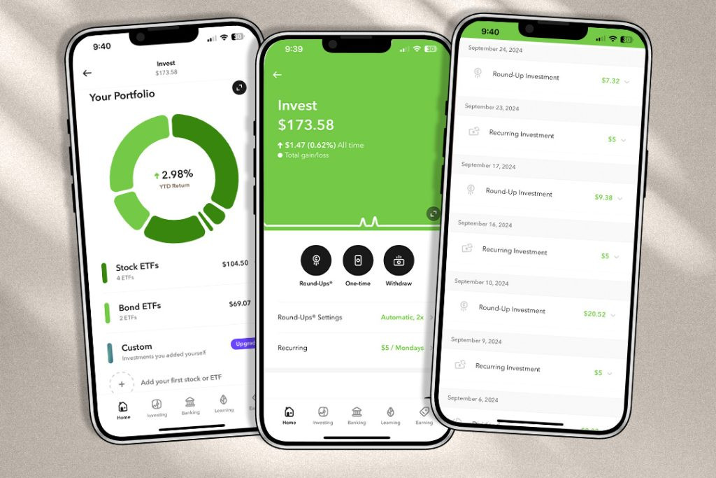 Acorns App Interface