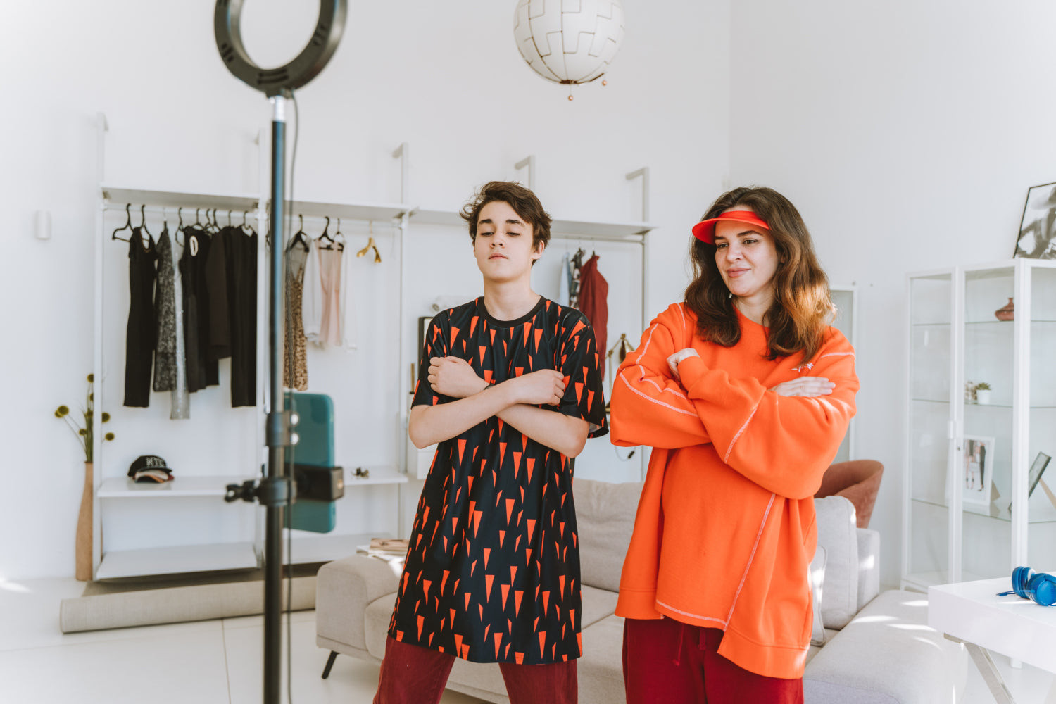 Two influencers create TikTok content for the Creator Marketplace