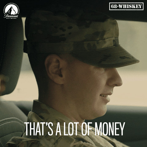 A person thinking about the financial implications of their career choices, weighing money against education and training.