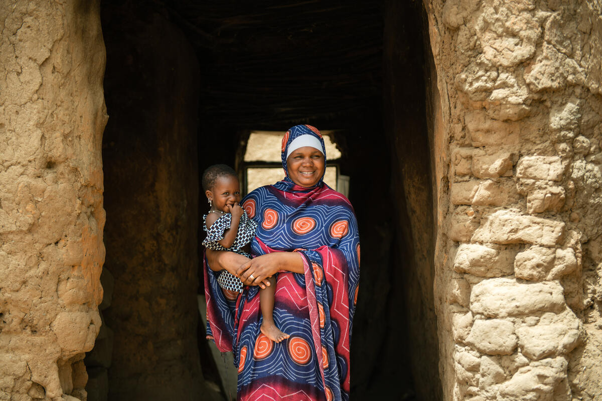 Mother and child in Mali