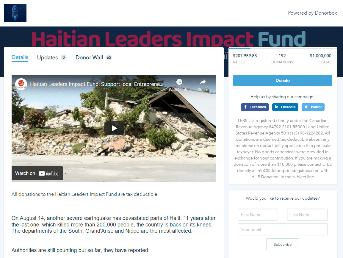 Crowdfunding Campaign Example