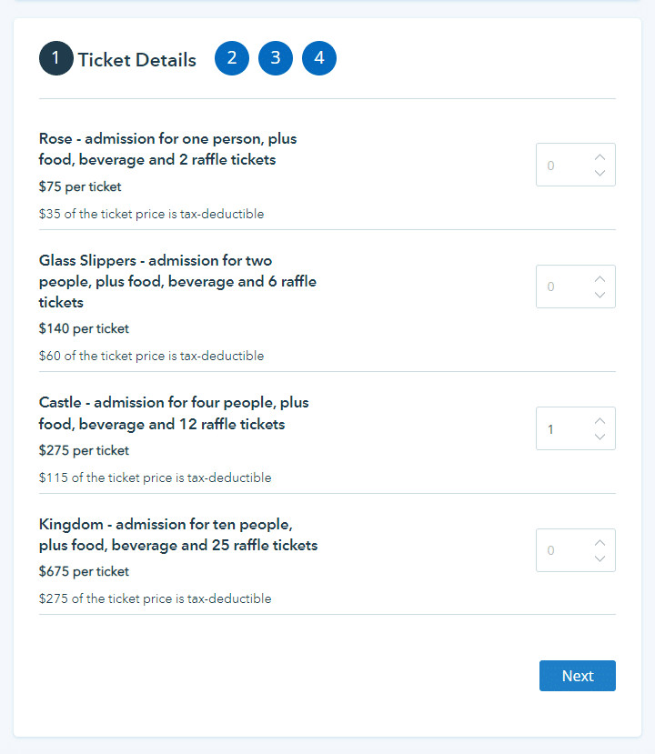 Event Ticketing Form Example