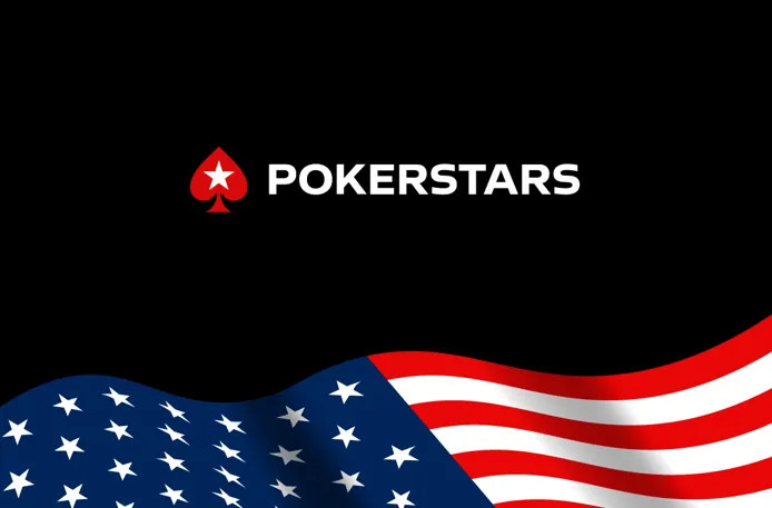 PokerStars USA logo featuring a red spade and the text PokerStars.