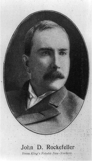 John Davison Rockefeller, 1839-1937. Illus. in: Harper’s Weekly, 1901. Depiction of a young John D. Rockefeller, capturing his ambitious spirit in the late 19th century.