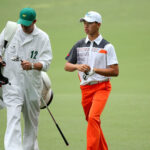 Guan Tianlang at the 2013 Masters showcasing amateur golf dedication